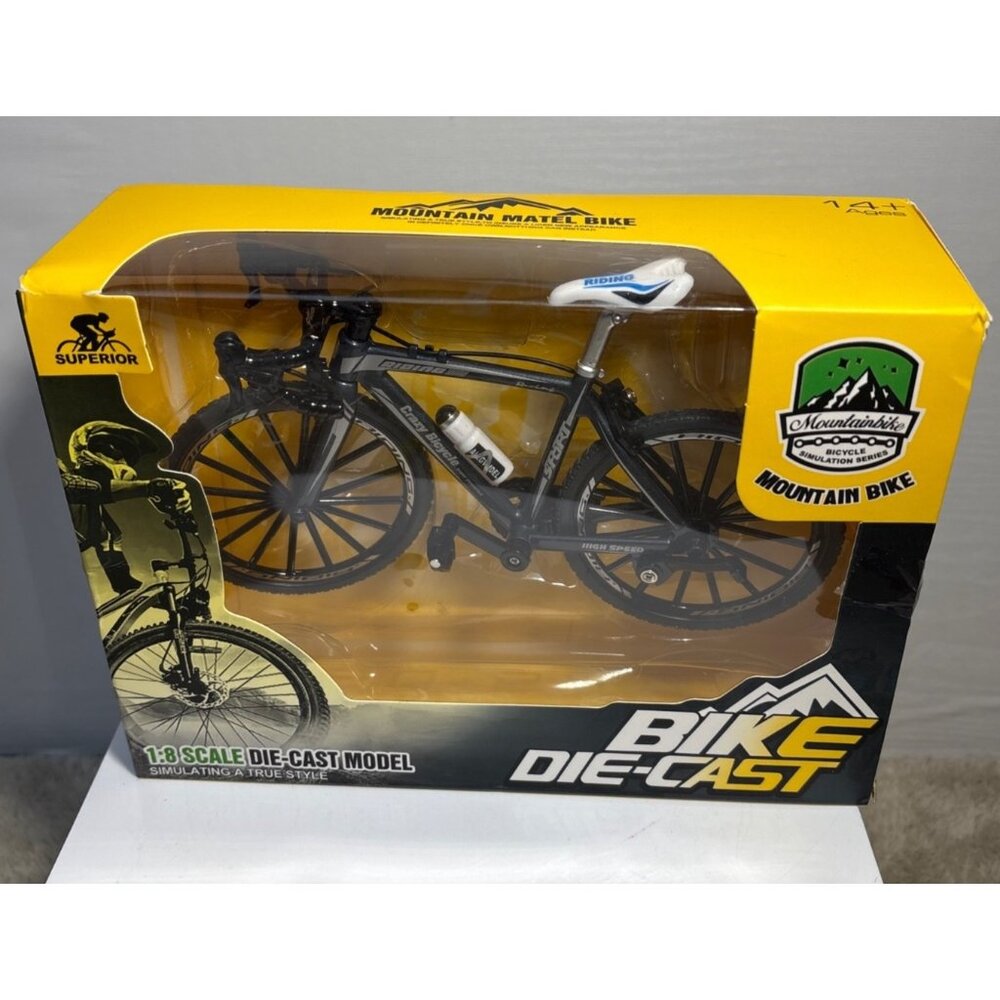 Die Cast Mountain Bike Model Simulation Toy With Realistic Details 1:8 Scale